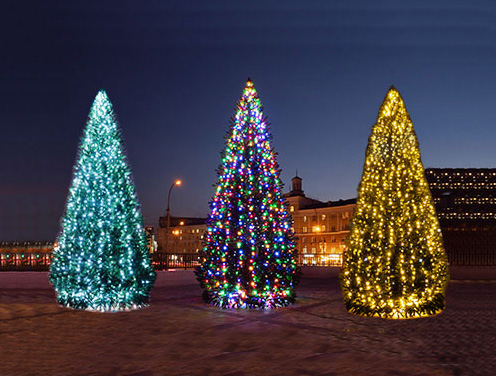 Гирлянды для ёлок в Якутске