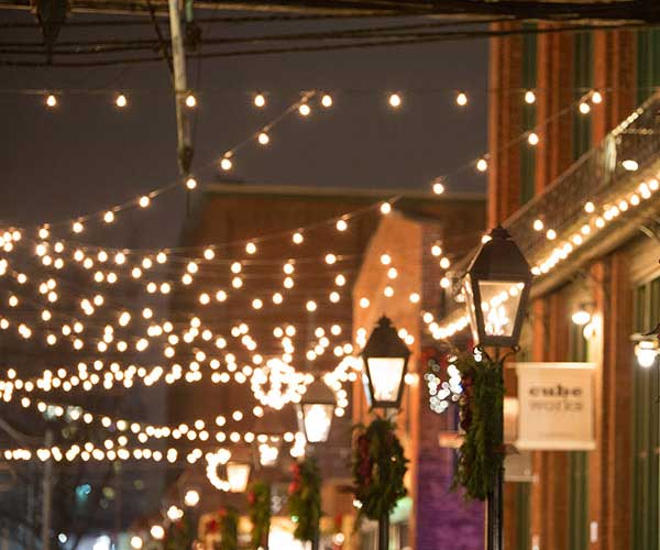 Гирлянды для улицы в Якутске